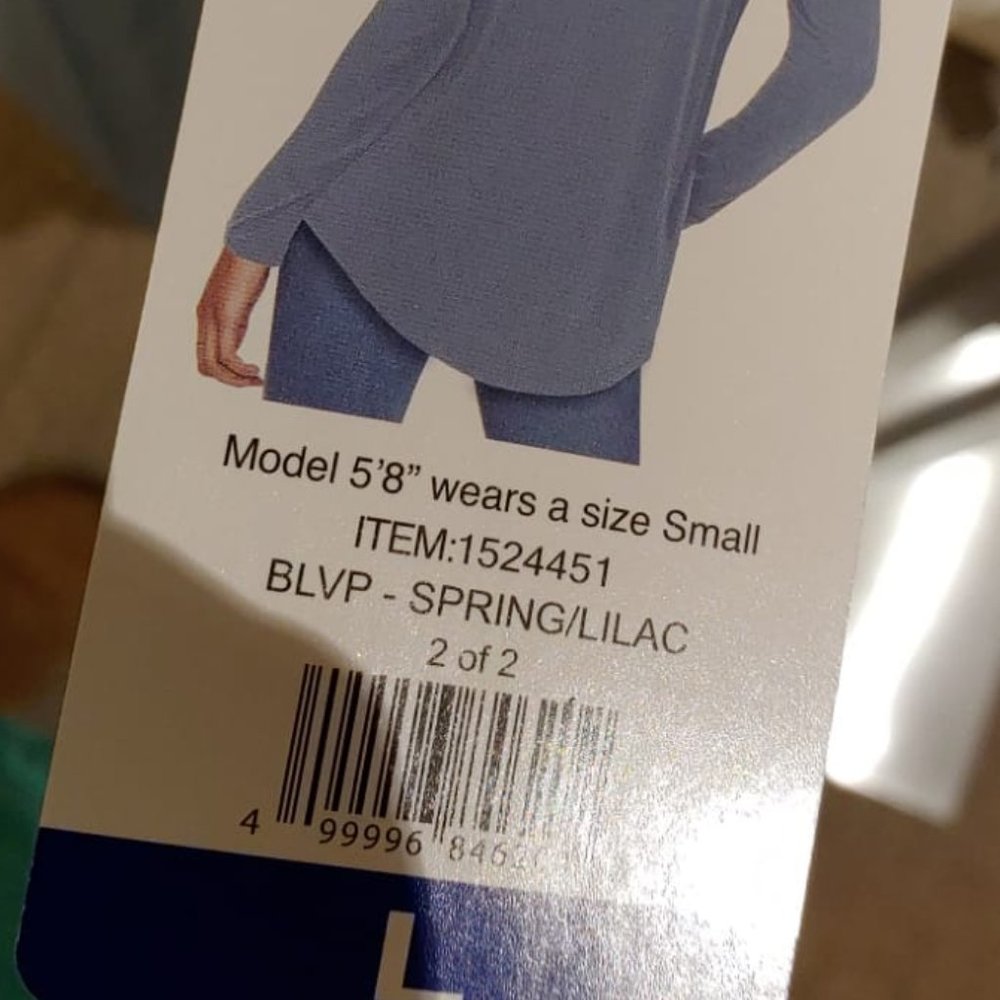 Skechers Ladies' Active Long Sleeve Tee blvp-spring-lilac - Picture 6 of 6